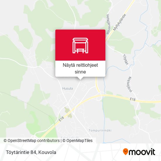Töytärintie 84 kartta