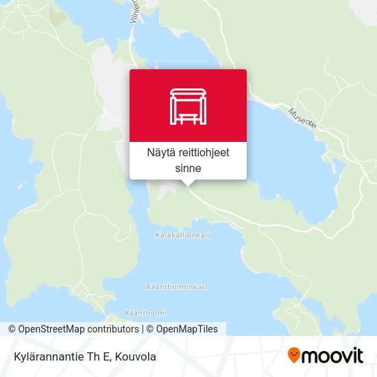 Kylärannantie Th E kartta