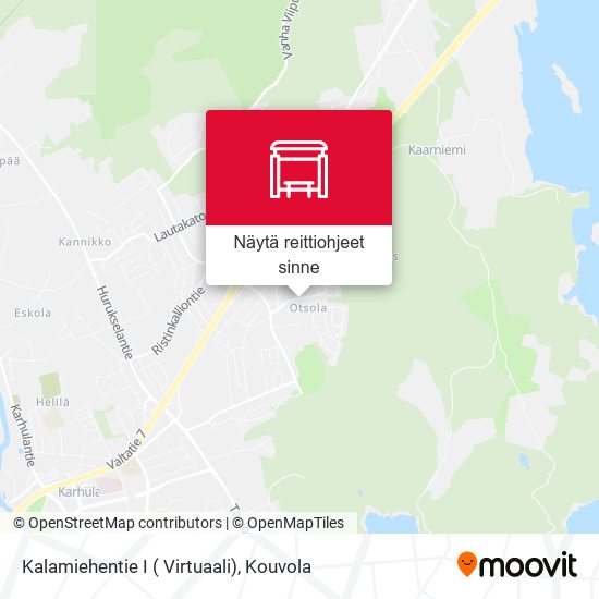 Kalamiehentie I ( Virtuaali) kartta