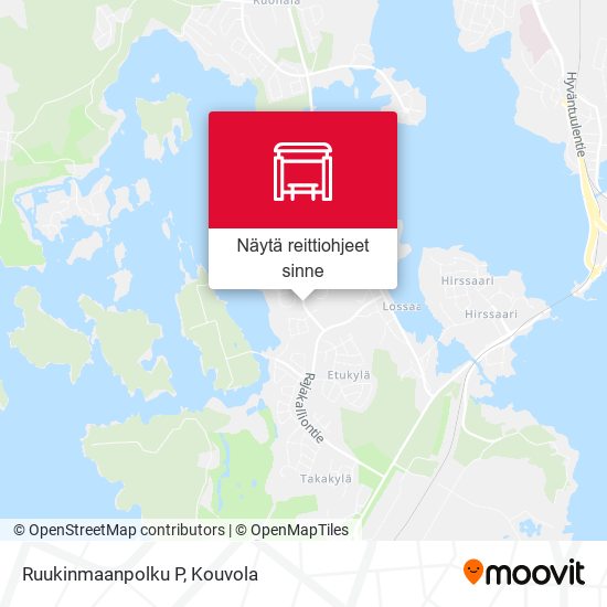 Ruukinmaanpolku P kartta