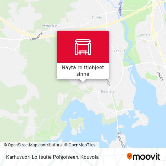 Karhuvuori Loitsutie Pohjoiseen kartta