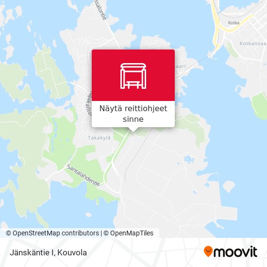 Jänskäntie I kartta