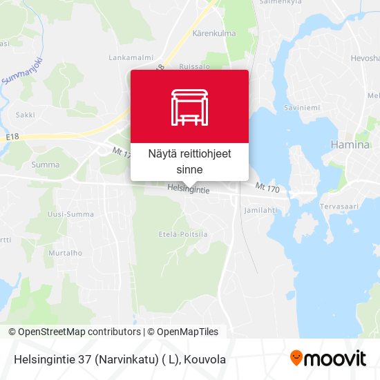 Helsingintie 37 (Narvinkatu) ( L) kartta