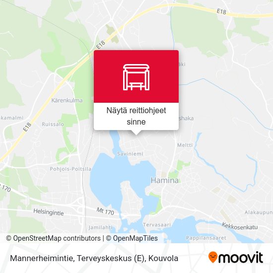 Mannerheimintie, Terveyskeskus (E) kartta