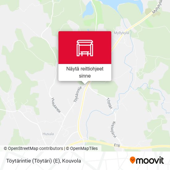 Töytärintie  (Töytäri) (E) kartta