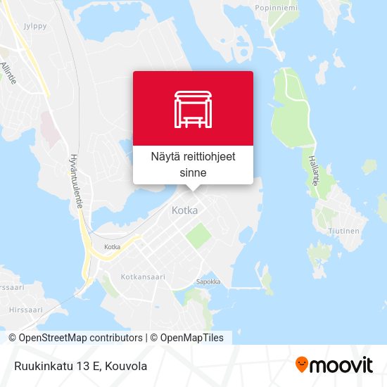 Ruukinkatu 13 E kartta