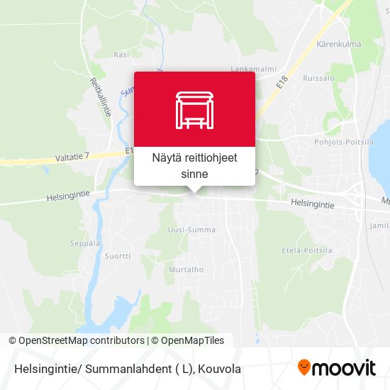 Helsingintie/ Summanlahdent ( L) kartta