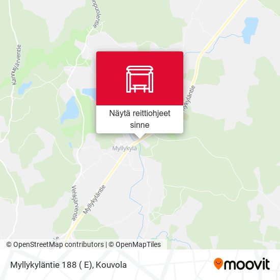 Myllykyläntie 188 ( E) kartta