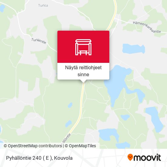 Pyhällöntie 240 ( E ) kartta
