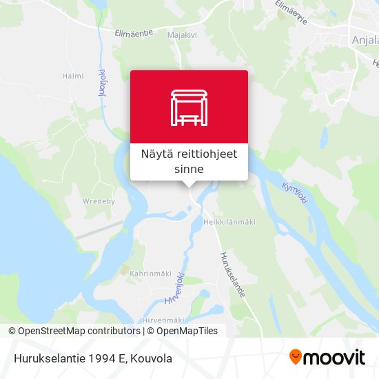 Hurukselantie 1994 E kartta