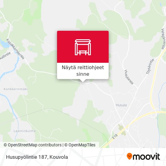Husupyölintie 187 kartta