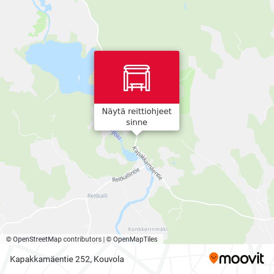 Kapakkamäentie 252 kartta