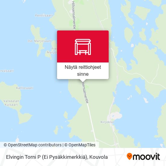 Elvingin Torni P (Ei Pysäkkimerkkiä) kartta