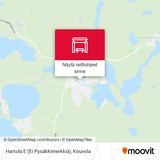 Hartola E (Ei Pysäkkimerkkiä) kartta