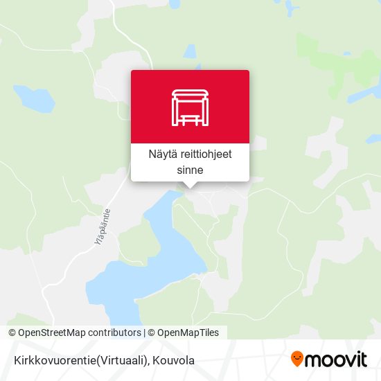 Kirkkovuorentie(Virtuaali) kartta