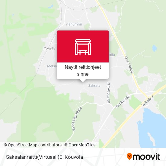 Saksalanraitti(Virtuaali)E kartta
