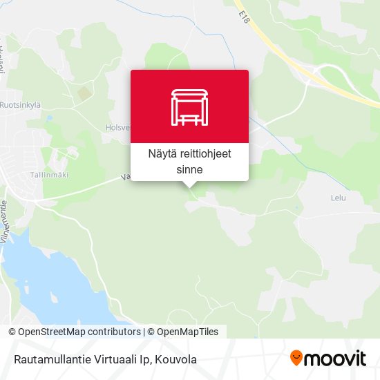 Rautamullantie Virtuaali Ip kartta