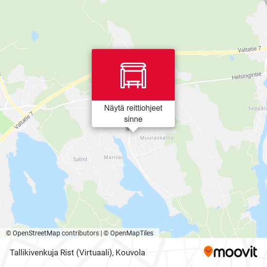 Tallikivenkuja Rist (Virtuaali) kartta