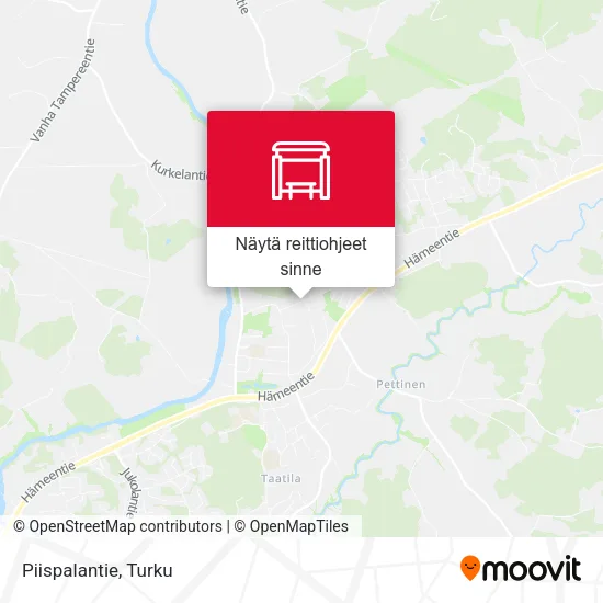 Piispalantie kartta