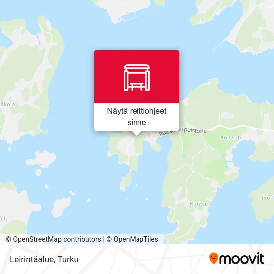 Leirintäalue kartta