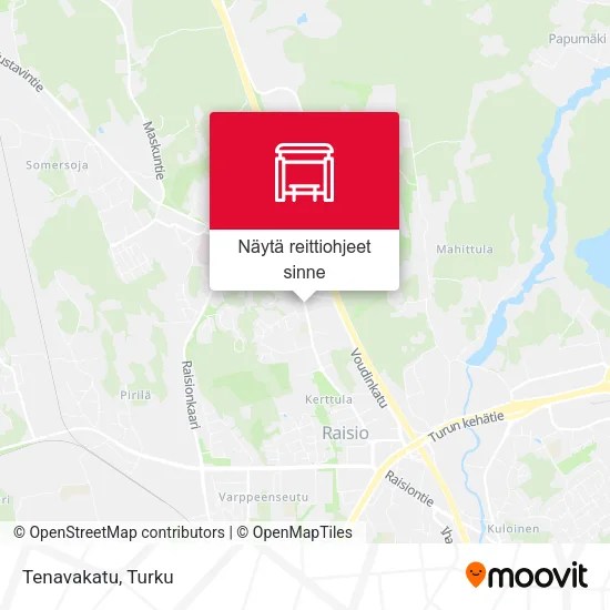 Tenavakatu kartta