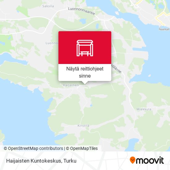 Haijaisten Kuntokeskus kartta