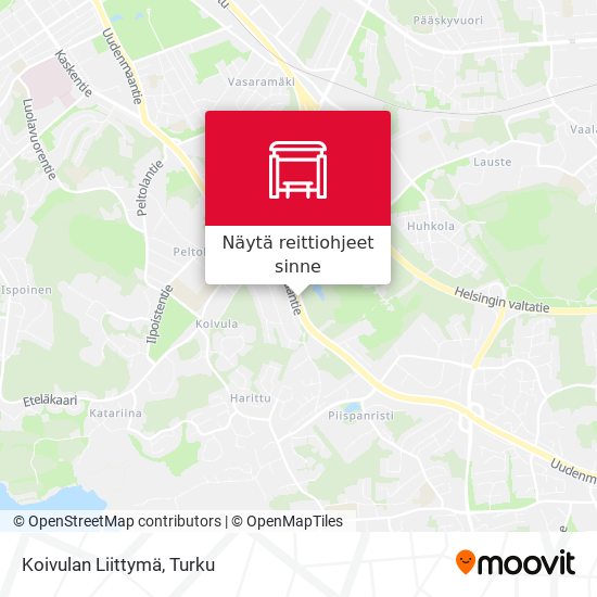 Koivulan Liittymä kartta