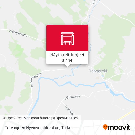 Tarvasjoen Hyvinvointikeskus kartta