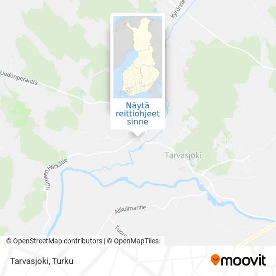 Tarvasjoki kartta