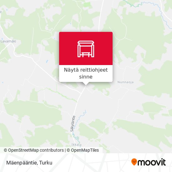 Mäenpääntie kartta