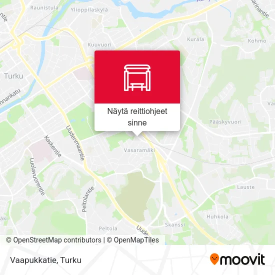Vaapukkatie kartta