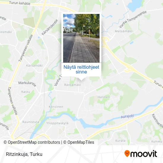 Ritzinkuja kartta