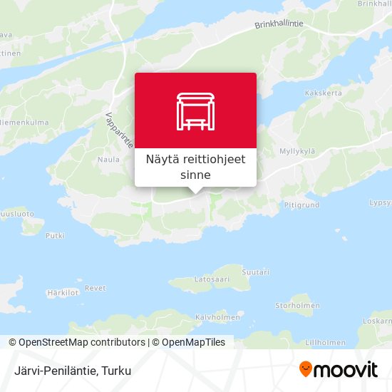 Järvi-Peniläntie kartta