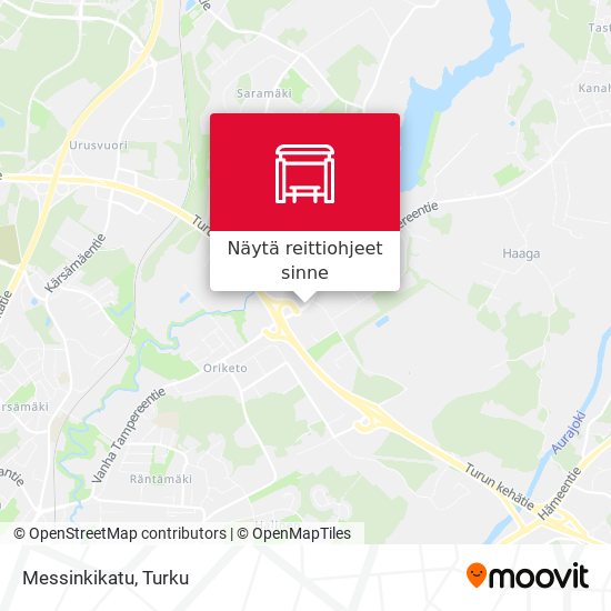 Kuinka päästä kohteeseen Messinkikatu paikassa Turku kulkuvälineellä Bussi?