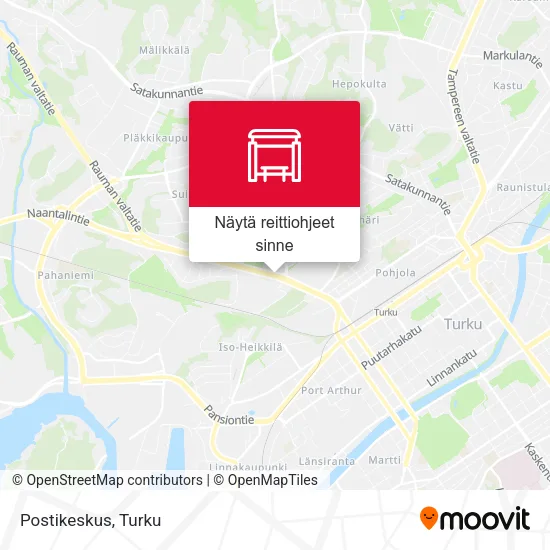 Postikeskus kartta