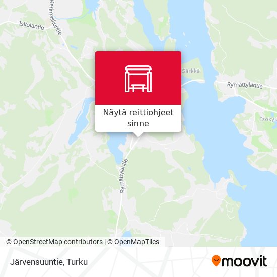 Järvensuuntie kartta