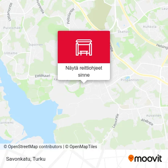 Savonkatu kartta