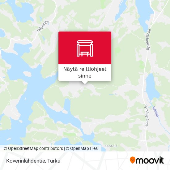 Koverinlahdentie kartta