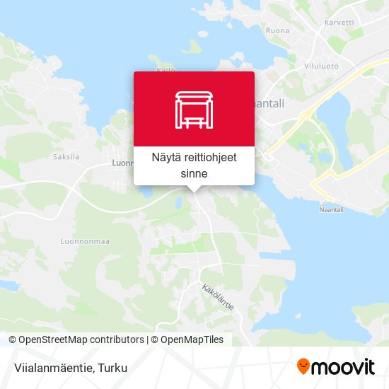 Viialanmäentie kartta