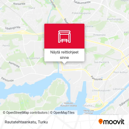 Rautatehtaankatu kartta