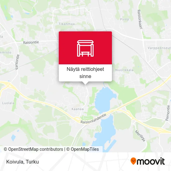 Koivula kartta