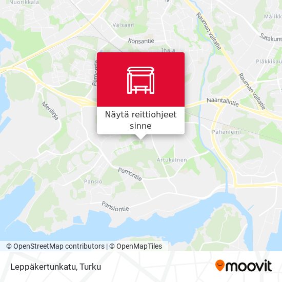 Leppäkertunkatu kartta