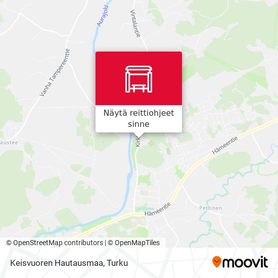 Keisvuoren Hautausmaa kartta