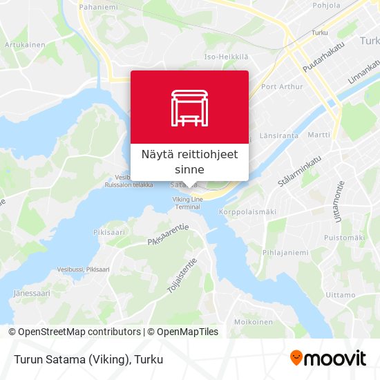 Turun Satama (Viking) kartta