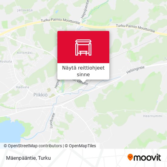 Mäenpääntie kartta