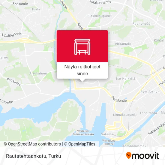 Rautatehtaankatu kartta