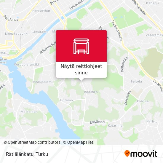 Rätiälänkatu kartta
