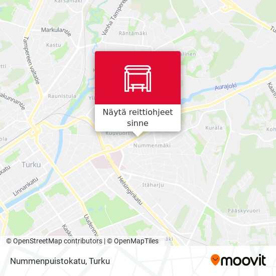 Nummenpuistokatu kartta