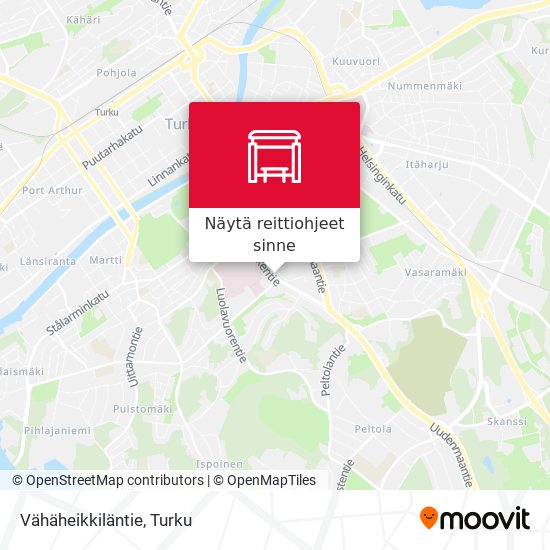 Vähäheikkiläntie kartta