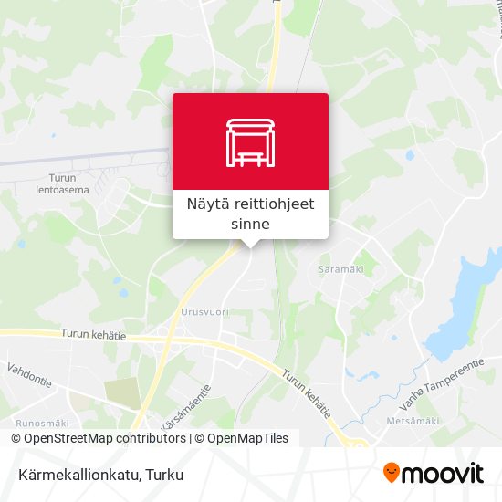 Kärmekallionkatu kartta